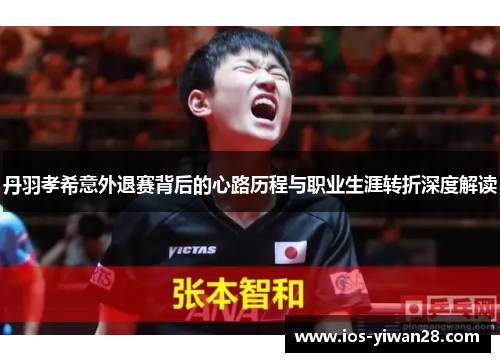 丹羽孝希意外退赛背后的心路历程与职业生涯转折深度解读